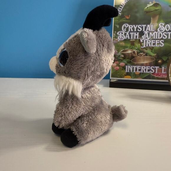 TY Beanie Boo "Gabby" Goat Plush 6" Gray & White Stuffed Animal EUC - Picture 4 of 5